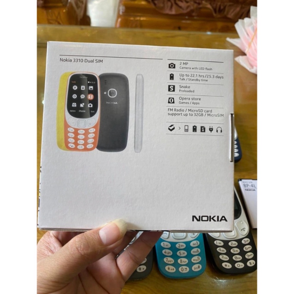 (Full Box) Điện thoại bàn phím Nokia 331O sóng 4G, 2 Sim Loa to Sóng khỏe Pin Trâu