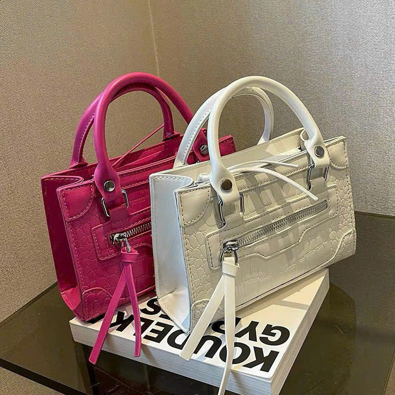 TÚI XÁCH NỮ QUAI XÁCH KÈM DÂY ĐEO CHÉO VÂN CÁ SẤU