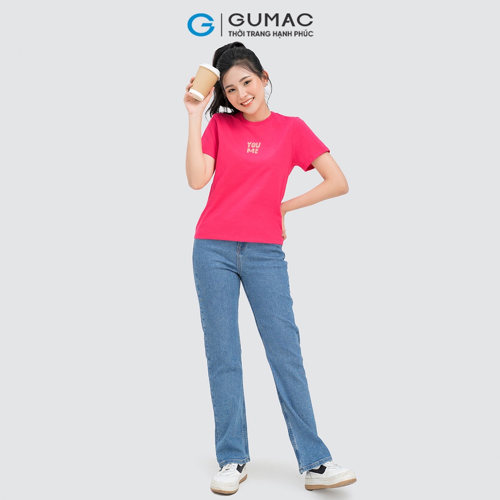 Quần jeans ống đứng GUMAC QJD04051