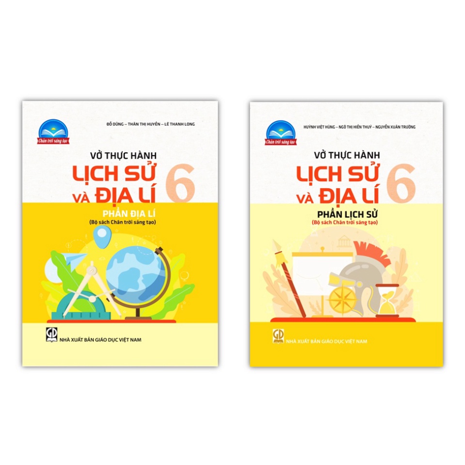 Sách - Combo 2 Vở thực hành Lịch sử và Địa lí 6 (Bộ sách Chân trời sáng tạo)