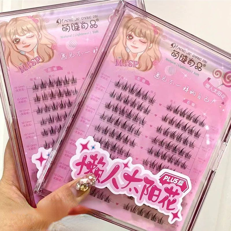 Lông mi giả mengjieshangpin phong cách truyện tranh tự nhiên dùng trang điểm cho người mới bắt đầu