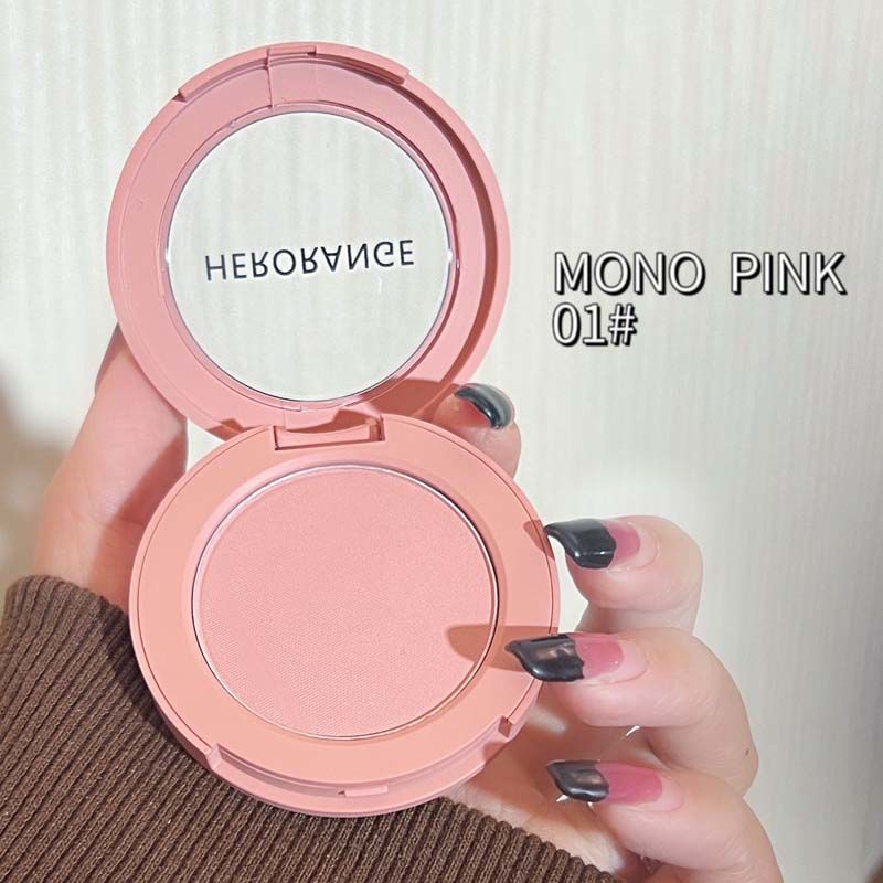 Phấn Má Hồng Đơn Sắc Lâu Trôi Chống Thấm Nước Màu Cam Đào Mềm Mịn Tự Nhiên