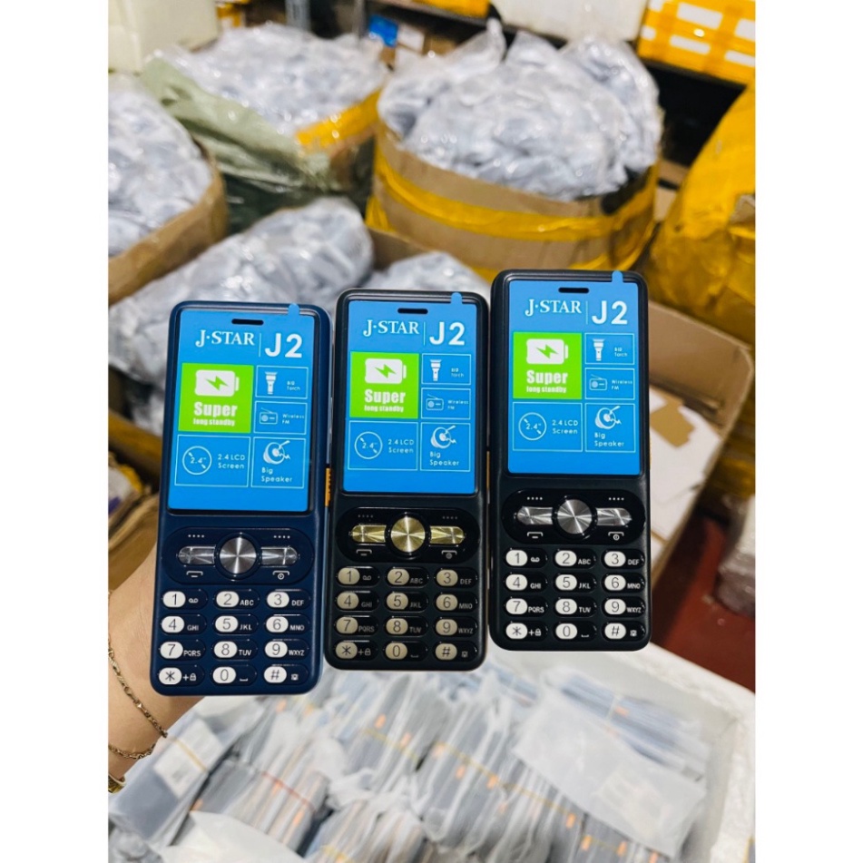 Điện Thoại  J-Star J2,J3,J 4G Loa To Pin Trâu Fullbox BH 12T