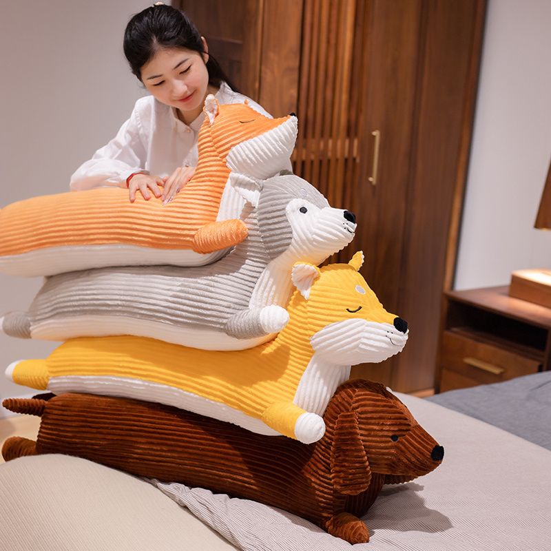 Gối Ôm Dài Hình Động Vật Dễ Thương Dùng Làm Quà Tặng Sinh Nhật Cho Bé Trai