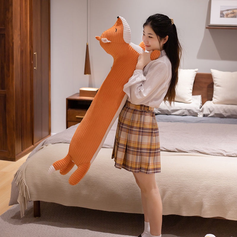 Gối Ôm Dài Hình Động Vật Dễ Thương Dùng Làm Quà Tặng Sinh Nhật Cho Bé Trai