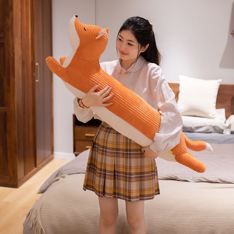 Gối Ôm Dài Hình Động Vật Dễ Thương Dùng Làm Quà Tặng Sinh Nhật Cho Bé Trai