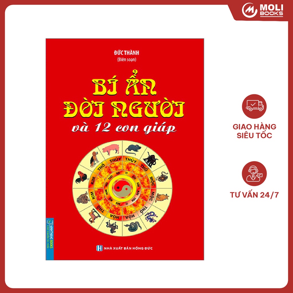 Sách - Bí Ẩn Đời Người Và 12 Con Giáp - Đức Thành