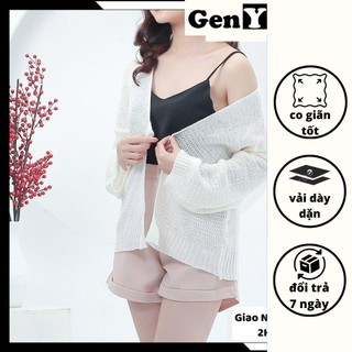 Áo khoác len GenY Cadigan Mỏng Cho Nữ Phong Cách Hàn Quốc