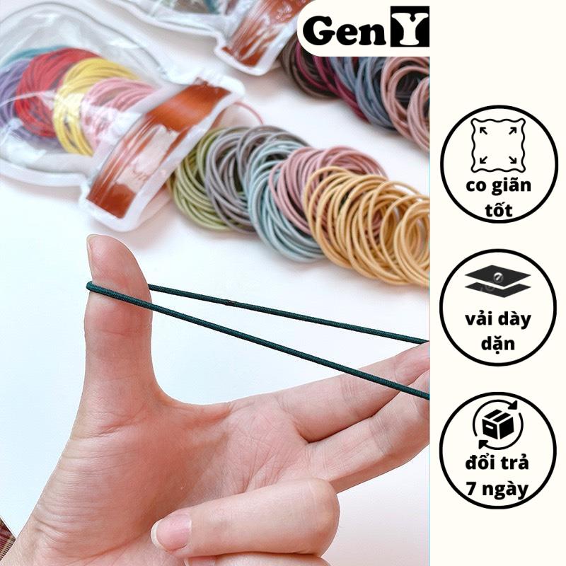 Áo kiểu nữ trễ vai vạt nhọn GenY tay lỡ nhún thân tôn dáng thiết basic nhiều màu vải