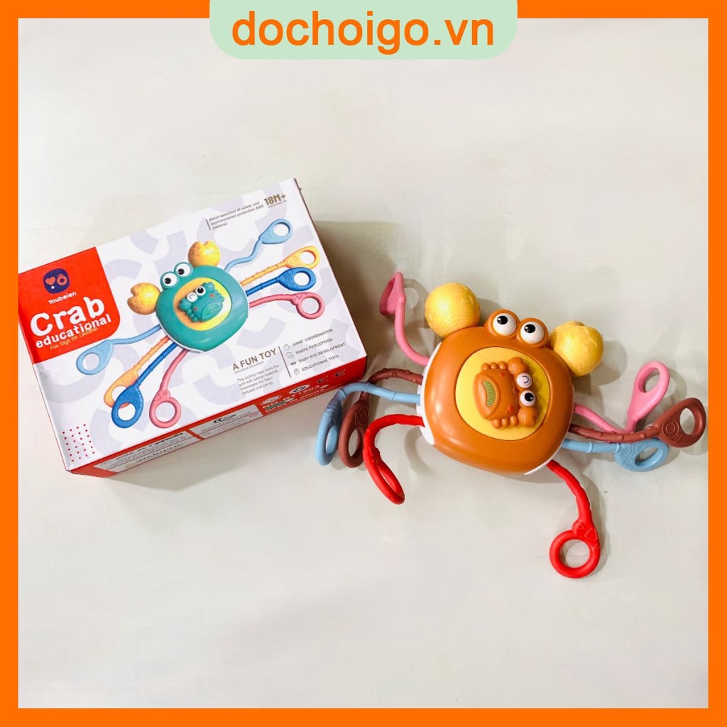 Đồ Chơi Hình Con Cua Dễ Thương Có Dây Rút Dành Cho Bé-dochoigo.vn