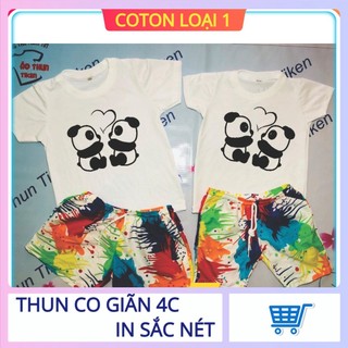 Áo thun in hình gấu trúc