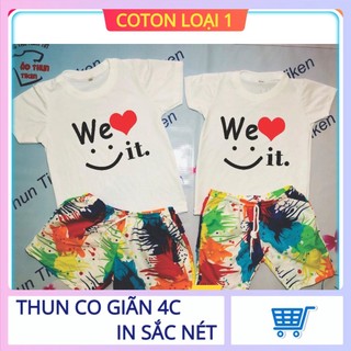 Áo thun gia đình in mặt cười hot