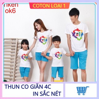Áo thun gia đình siêu hot đủ màu đủ size
