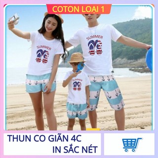 [ HOT HOT] ÁO THUN ĐI BIỂN - GIA ĐÌNH - NHÓM IN HÌNH ĐÔI DÉP HỌA TIẾT CỜ MỸ CỰC HOT ĐỦ MÀU ĐỦ SIZE - ATDB57