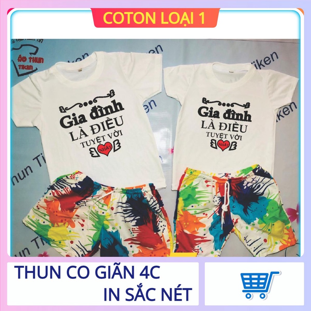 [ HOT ] [ MẪU MỚI] ÁO THUN GIA ĐÌNH SIÊU HOT  ĐỦ SIZE
