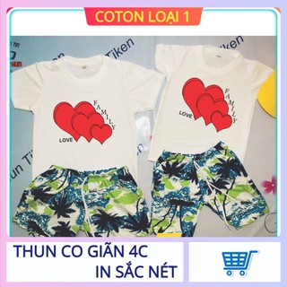 Áo thun nam nữ in hình trái tim