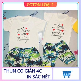 Áo thun gia đình in chữ siêu hot