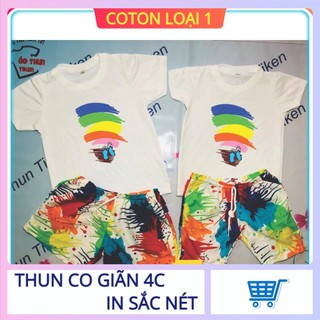 Áo thun gia đình in hình họa tiết cực đẹp siêu hót