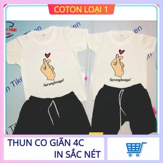 [ HOT ] ÁO THUN GIA ĐÌNH IN THẢ TIM CUTE