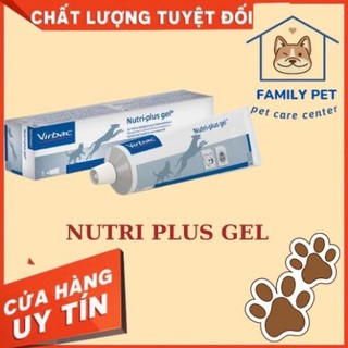 Gel dinh dưỡng cho chó mèo virbac nutri plus gel tuýp 120g