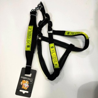 Dây dắt chó Police dù ( yếm + dây dắt)