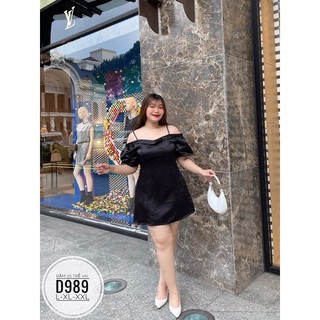BIGSIZE Đầm 2S trễ vai D989