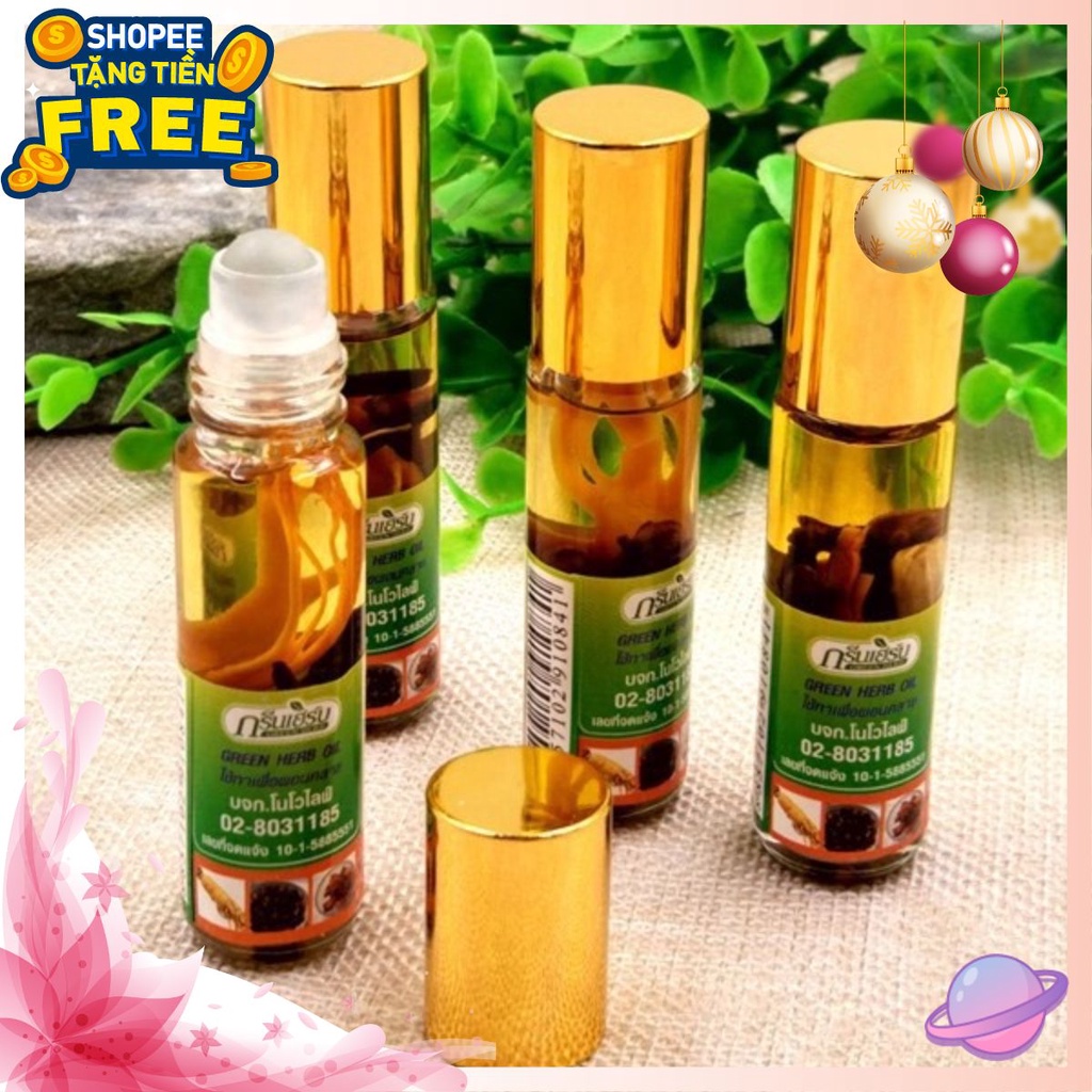 ❤️Luka❤️Dầu Thảo Dược Nhân Sâm Thái Lan Ginseng Green Herb Oil 8ml | BigBuy360 - bigbuy360.vn