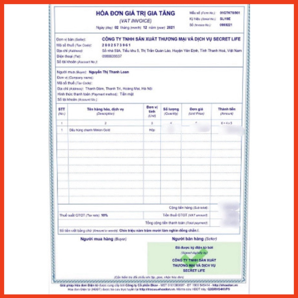 Dầu húng chanh Minion Gold 30ml mẫu mới bé hết ho, sổ mũi, tăng đề kháng -AnhKhoi_DuocPhamComestics