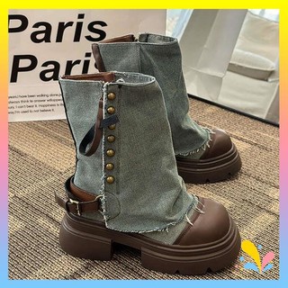 Giày boot martin đế dày thiết kế mới thời trang dành cho nữ