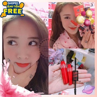 ❤️luka❤️chuốt mi hai đầu super model 5x long deep black sivanna colors thái lan