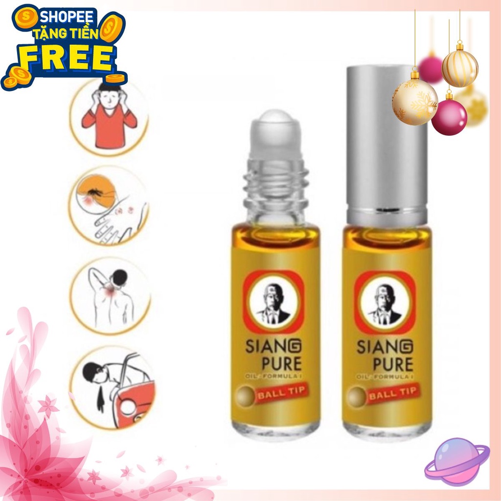 ❤️Luka❤️1 Dầu lăn Siang Pure Oil Thái Lan 3cc