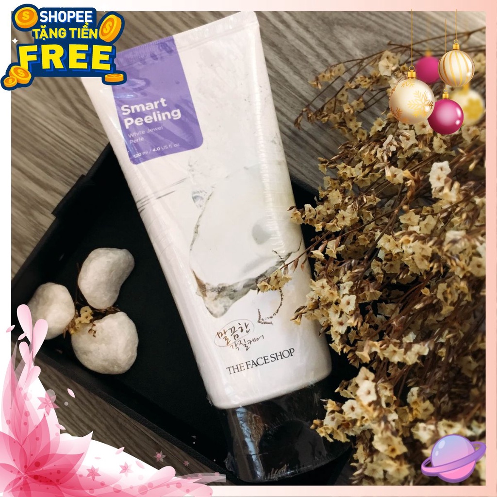 ❤️Luka❤️Tẩy Tế Bào Chết Trắng Da The Face Shop Smart Peeling White Jewel 120ml