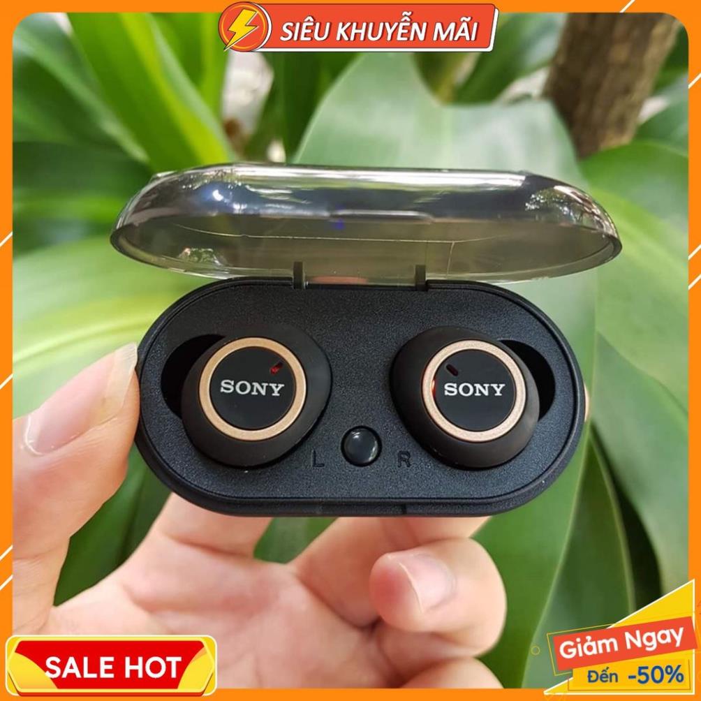 Tai nghe Bluetooth Đen Sony sport TWS-D76 Rất ấm Bass-treble rõ ràng - Bảo Hành 12 Tháng - TOP ZONY