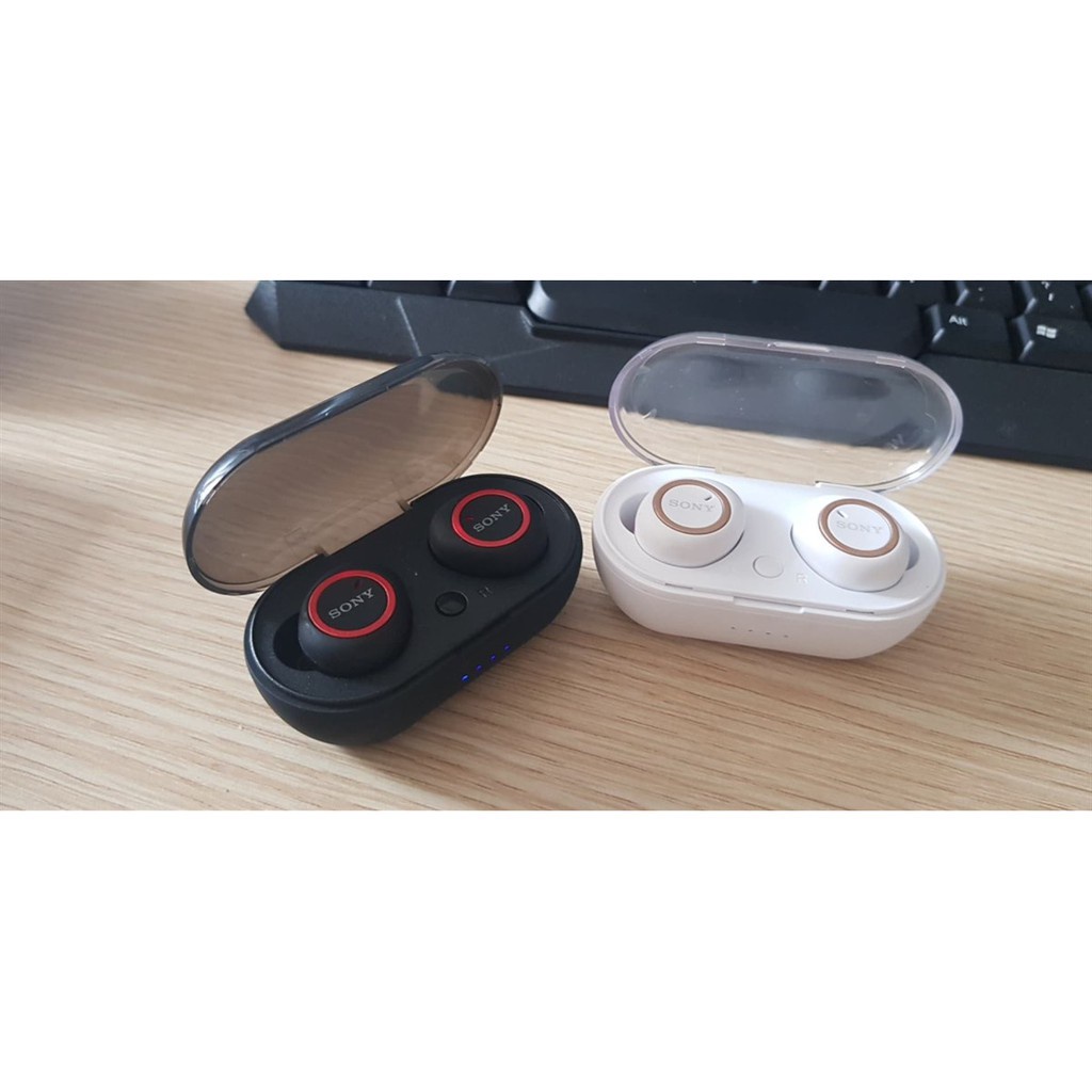Tai nghe Bluetooth Đen Sony sport TWS-D76 Rất ấm Bass-treble rõ ràng - Bảo Hành 12 Tháng - TOP ZONY