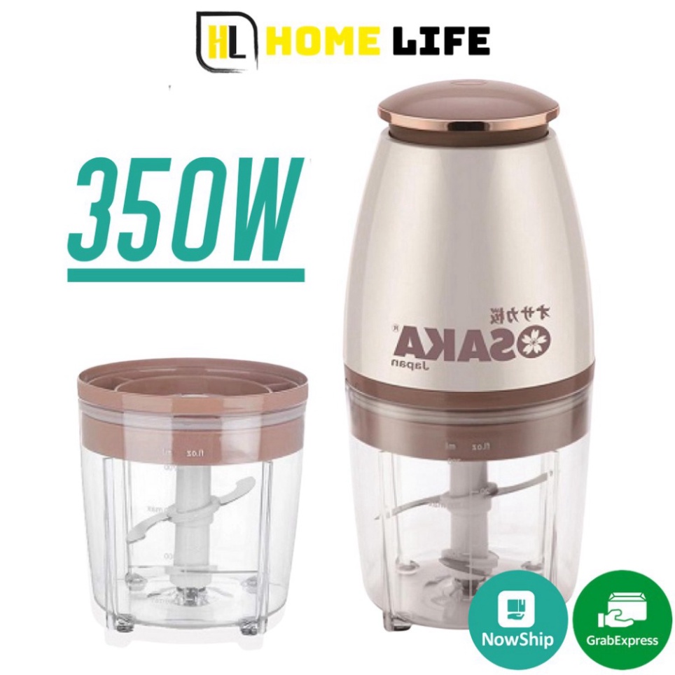 Máy Xay Thịt Osaka Nhật Bản Mẫu Mới Cao Cấp Công Suất 350W Xay Sinh Tố, Đồ Ăn Dặm Cho Bé New