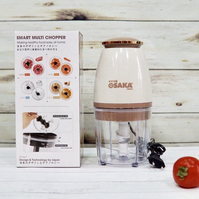 Máy Xay Thịt Osaka Nhật Bản Mẫu Mới Cao Cấp Công Suất 350W Xay Sinh Tố, Đồ Ăn Dặm Cho Bé New