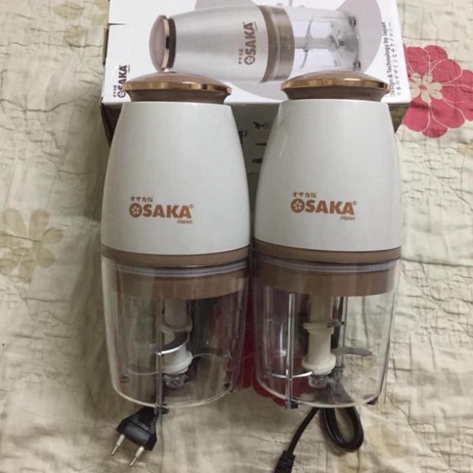 Máy Xay Thịt Osaka Nhật Bản Mẫu Mới Cao Cấp Công Suất 350W Xay Sinh Tố, Đồ Ăn Dặm Cho Bé New