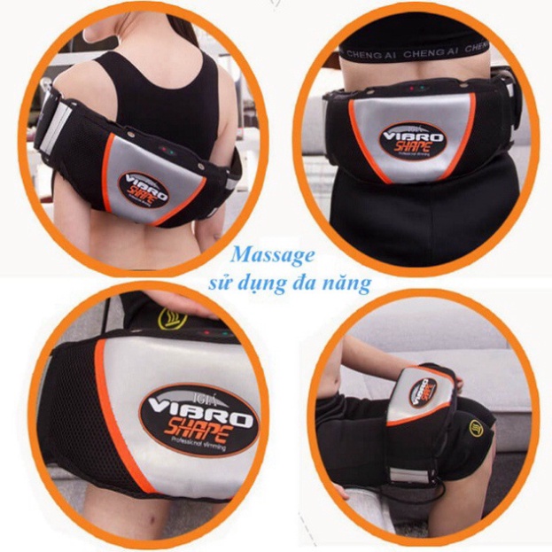Đai Massage Bụng, Đai Massage Nóng Rung Giảm Mỡ Bụng, Toàn Thân Hiệu Quả New