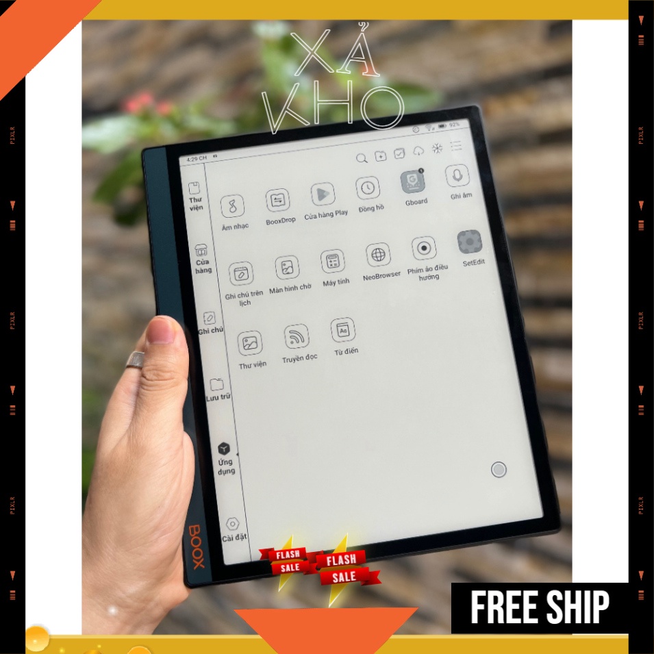 Boox Note X2 Boox Note Air 2 plus Likenew - Hàng nhập khẩu Tặng kèm bút bao da chính hãng mới