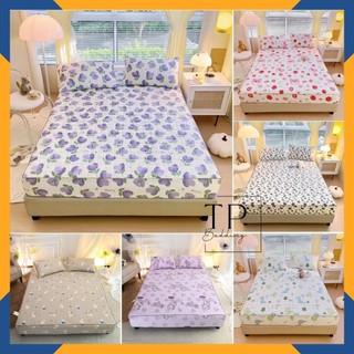 Bộ Chăn Ga Gối Trần Bông 3 Món Cotton đũi dệt bông xơ đậu lành - Full Size