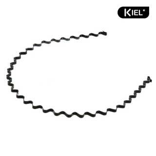 KIEL❀Băng Đô Cài Tóc Đen Gợn Sóng