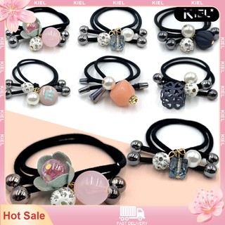 Set 6 dây cột tóc co giãn nhiều kiểu xinh xắn cho nữ