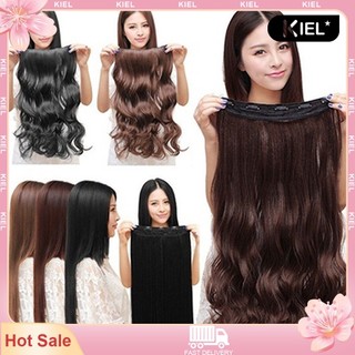 Tóc giả dạng bấm sợi dài xoăn sóng nước thời trang cho nữ