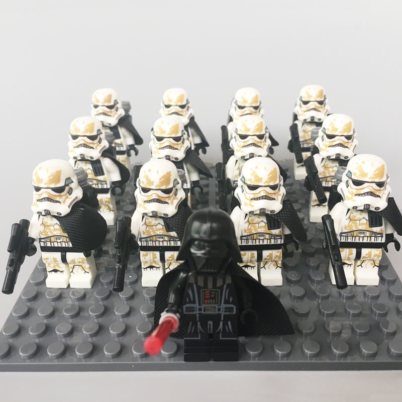 Con quái Vật Ướt vs... Mô Hình lego Nhân Vật Chiến Binh Sa Mạc 548