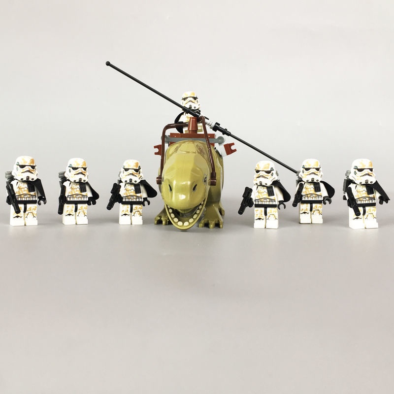 Con quái Vật Ướt vs... Mô Hình lego Nhân Vật Chiến Binh Sa Mạc 548