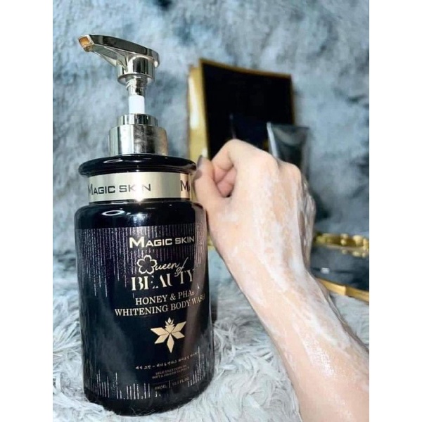 SỮA TẮM MẬT ONG TRẮNG DA LÊN MEN HƯƠNG NƯỚC HOA