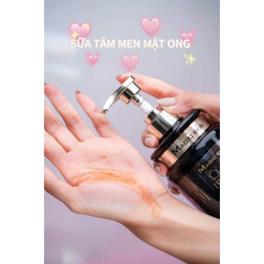 SỮA TẮM MẬT ONG TRẮNG DA LÊN MEN HƯƠNG NƯỚC HOA