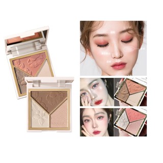 🌳Phấn highlight + tạo khối + má hồng
