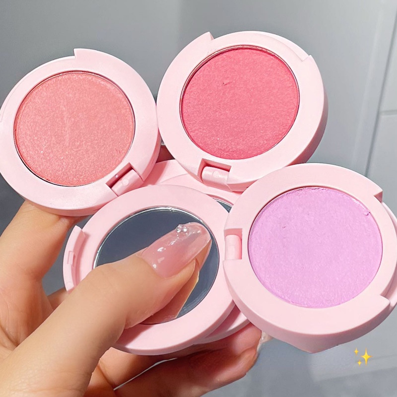 Phấn má hồng dạng kem Herorange màu đơn sắc ngọt ngào trang điểm tự nhiên lâu trôi giúp bắt sáng