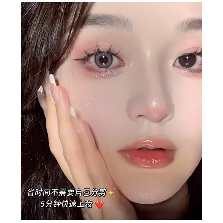 Lông mi giả herorange 10 hàng 11mm-13mm hỗn hợp trang điểm tự nhiên